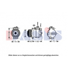 852597N AKS DASIS Компрессор, кондиционер