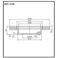 ADC 0198 Allied Nippon Гидравлические цилиндры