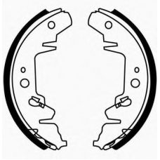 J GF-K02AF JAPANPARTS Комплект тормозных колодок