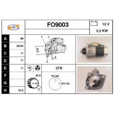 FO9003 SNRA Стартер