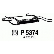 P5374 FENNO Глушитель выхлопных газов конечный