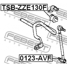 TSB-ZZE130F FEBEST Опора, стабилизатор