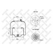 90-43903-SX STELLOX Кожух пневматической рессоры