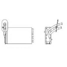 53402 NRF Теплообменник, отопление салона