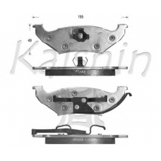 D10030 KAISHIN Комплект тормозных колодок, дисковый тормоз