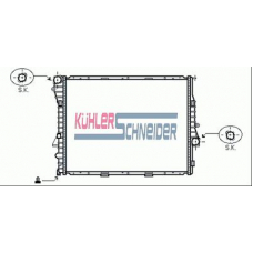 1400341 KUHLER SCHNEIDER Радиатор, охлаждение двигател