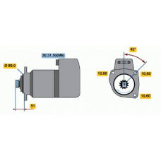 0 001 416 028 BOSCH Стартер