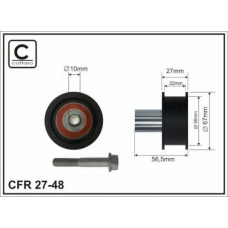 27-48 CAFFARO Паразитный / ведущий ролик, зубчатый ремень