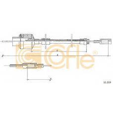 11.219 COFLE Трос, управление сцеплением