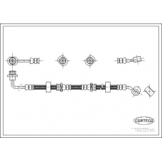 19032195 CORTECO Тормозной шланг
