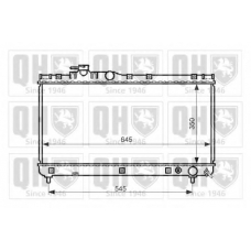 QER2511 QUINTON HAZELL Радиатор, охлаждение двигателя