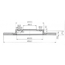 BDC3247 QUINTON HAZELL Тормозной диск