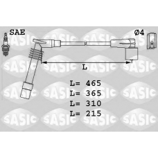 9286002 SASIC Комплект проводов зажигания