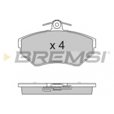 BP2730 BREMSI Комплект тормозных колодок, дисковый тормоз