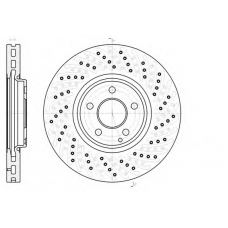 61123.10 REMSA Тормозной диск