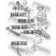 MAB-038 FEBEST Подвеска, рычаг независимой подвески колеса
