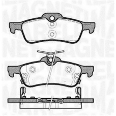 363916060631 MAGNETI MARELLI Комплект тормозных колодок, дисковый тормоз