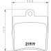 2191901 TEXTAR Комплект тормозных колодок, дисковый тормоз