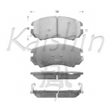 FK11148 KAISHIN Комплект тормозных колодок, дисковый тормоз