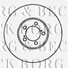 BBD4117 BORG & BECK Тормозной диск