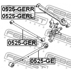 0525-GER FEBEST Рычаг независимой подвески колеса, подвеска колеса