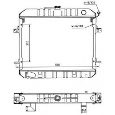 501277 NRF Радиатор, охлаждение двигателя