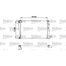 730958 VALEO Радиатор, охлаждение двигателя