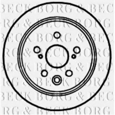 BBD4714 BORG & BECK Тормозной диск