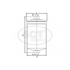 ST 746 SCT Топливный фильтр