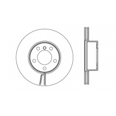 BDR2719.20 OPEN PARTS Тормозной диск