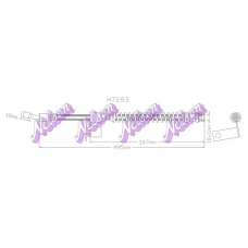 H7283 Brovex-Nelson Тормозной шланг