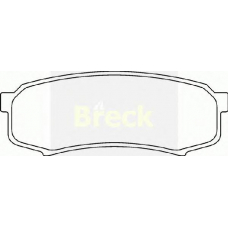 21920 00 BRECK Комплект тормозных колодок, дисковый тормоз