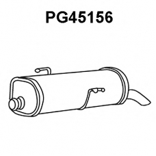 PG45156 VENEPORTE Глушитель выхлопных газов конечный