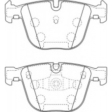 FD7470A NECTO Комплект тормозных колодок, дисковый тормоз