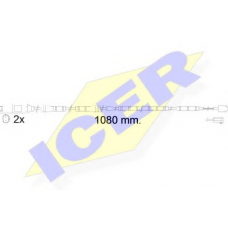 610558 E C ICER Сигнализатор, износ тормозных колодок