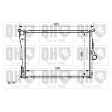 QER1499 QUINTON HAZELL Радиатор, охлаждение двигателя