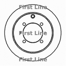 FBD1181 FIRST LINE Тормозной диск