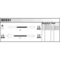 XC931 QUINTON HAZELL Комплект проводов зажигания