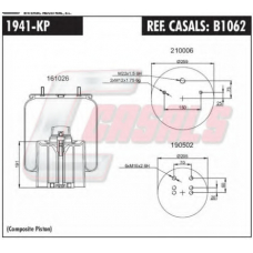 B1062 CASALS Кожух пневматической рессоры