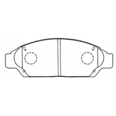 PN-1260 JNBK Колодки тормозные