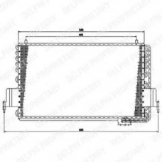 TSP0225159 DELPHI Конденсатор, кондиционер