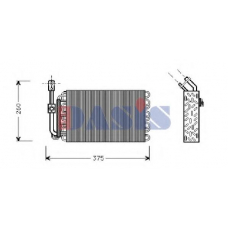 820480N AKS DASIS Испаритель, кондиционер
