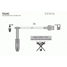 T624C TESLA Комплект проводов зажигания