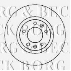 BBD4279 BORG & BECK Тормозной диск