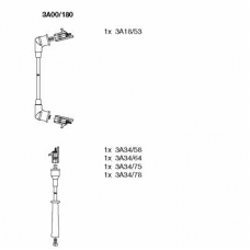 3A00/180 BREMI Комплект проводов зажигания