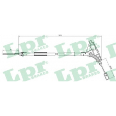 C0641B LPR Трос, стояночная тормозная система
