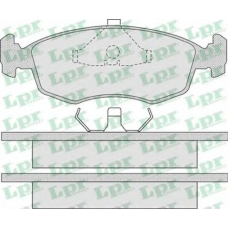 05P678 LPR Комплект тормозных колодок, дисковый тормоз