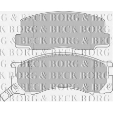 BBP1131 BORG & BECK Комплект тормозных колодок, дисковый тормоз