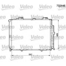 732446 VALEO Радиатор, охлаждение двигателя