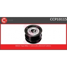 CCP10115 CASCO Ременный шкив, генератор